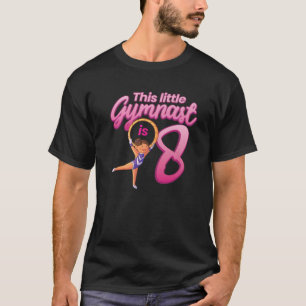Camiseta Gimnasia De 8 Años Octavo Chica De La Gimnasta De 