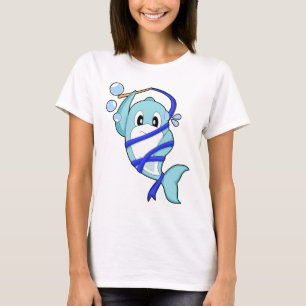 Camiseta Gimnasia de acondicionamiento físico de delfines