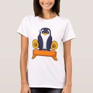 Camiseta Gimnasia de acondicionamiento físico de pingüinos