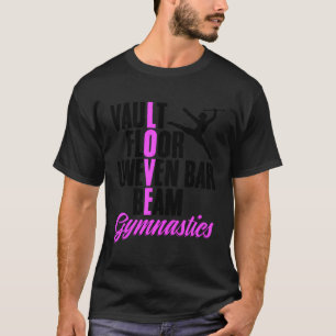 Camiseta Gimnasia de amor Gimnasia Gimnast Entrenador
