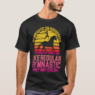 Camiseta Gimnasia De Caballos En El Bóveda De Caballos A Ca