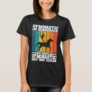 Camiseta Gimnasia De Caballos En El Bóveda De Caballos A Ca
