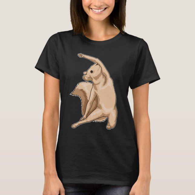 Camiseta Gimnasia de fitness de ardilla (Anverso)