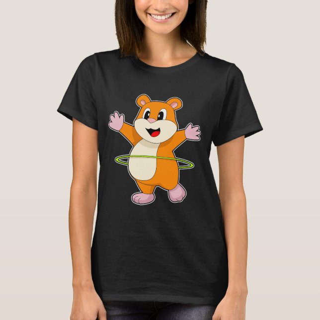 Camiseta Gimnasia de fitness de Hamster (Anverso)