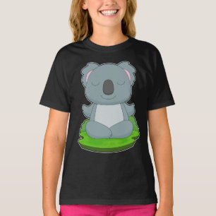 Camiseta Gimnasia de Fitness de Yoga de Koala