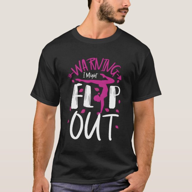 Camiseta Gimnasia De Gimnasia Animada Por (Anverso)