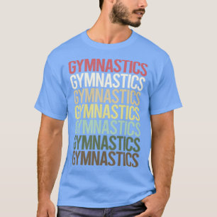 Camiseta Gimnasia de Gimnasia de Textos Coloridos