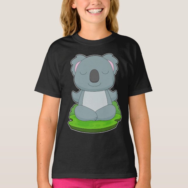 Camiseta Gimnasia de gimnasia de yoga de Koala (Anverso)