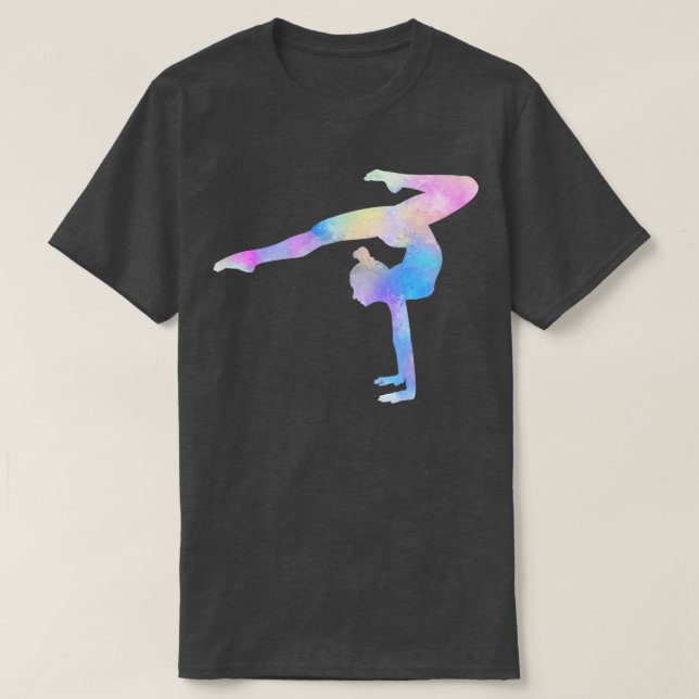 Camiseta Gimnasia de gimnasia regalo a mujeres Chicas acuar (Diseño del anverso)