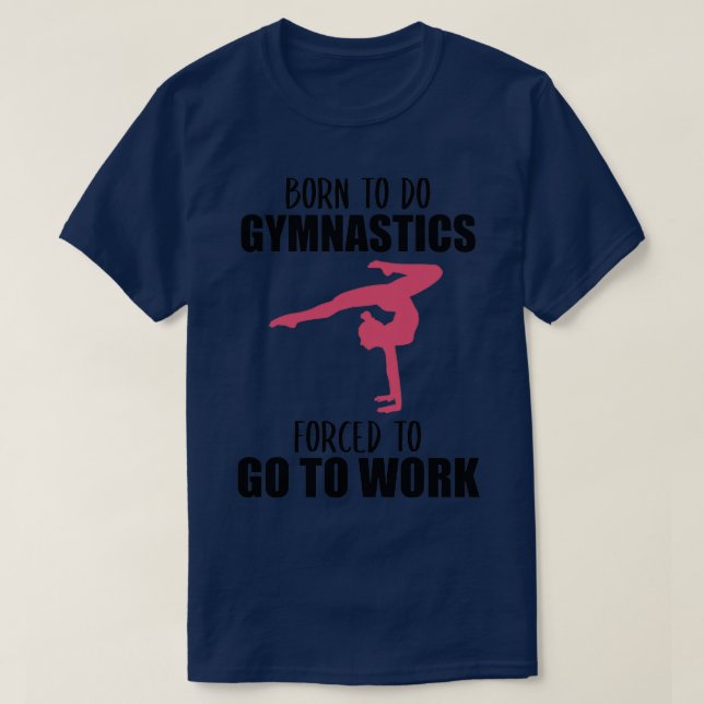Camiseta Gimnasia de gimnasia regalo mujeres Chicas Gracios (Diseño del anverso)