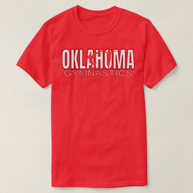 Camiseta Gimnasia de la competencia de gimnasia de Oklahoma (Diseño del anverso)