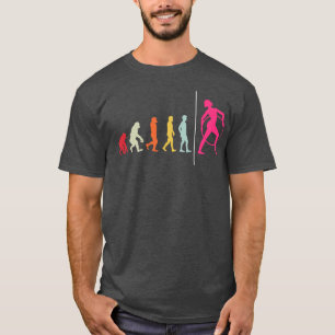 Camiseta Gimnasia de la evolución de gimnastas
