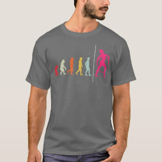 Camiseta Gimnasia de la evolución de gimnastas