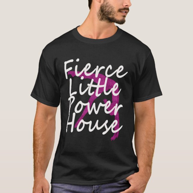 Camiseta Gimnasia de los mejores Chicas Feroz Regalo de Pow (Anverso)
