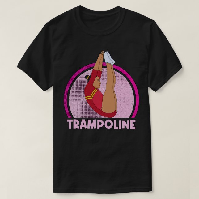 Camiseta Gimnasia de trampolín 4 (Diseño del anverso)