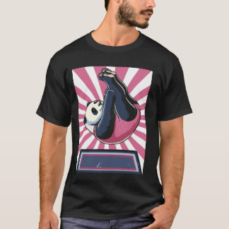 Camiseta Gimnasia de Trampolina Panda Gimnasia Trampolining