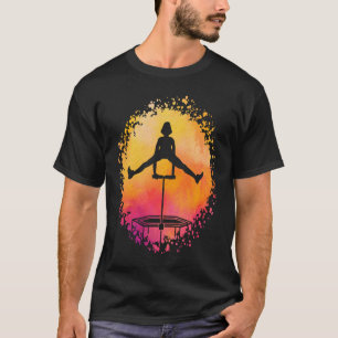 Camiseta Gimnasia de Trampoline Saltando 18