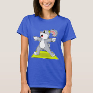 Camiseta Gimnasia de Yoga de Conejo