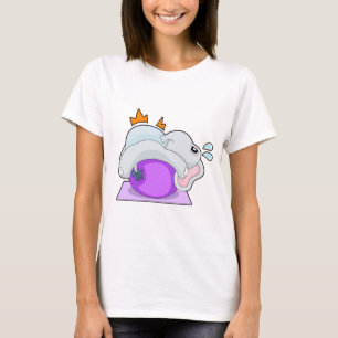 Camiseta Gimnasia de Yoga de Elefante