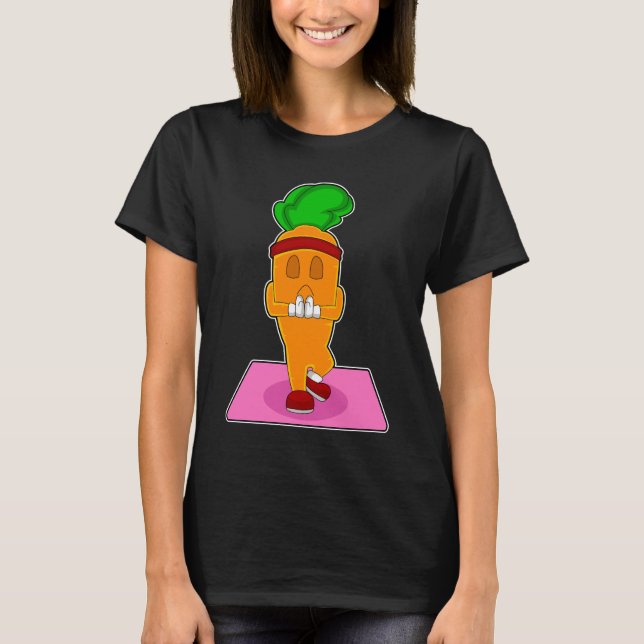 Camiseta Gimnasia de yoga de zanja (Anverso)