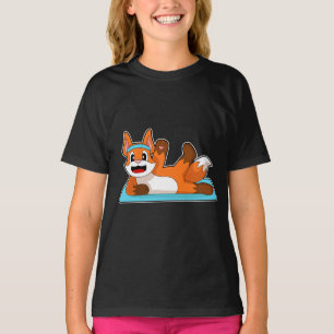 Camiseta Gimnasia de Yoga Fitness de Zorro