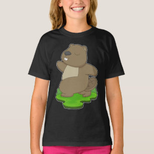 Camiseta Gimnasia de Yoga para Castores