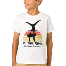 Gimnasia divertida de niños come el caballo de Pom