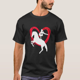 Camiseta Gimnasia Ecuestre con Caballo de Gimnasia Ecuestre