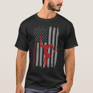 Camiseta Gimnasia Equipo de entrenador de Bandera Americana