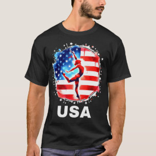 Camiseta Gimnasia Equipo de Estados Unidos Equipo de ropa G