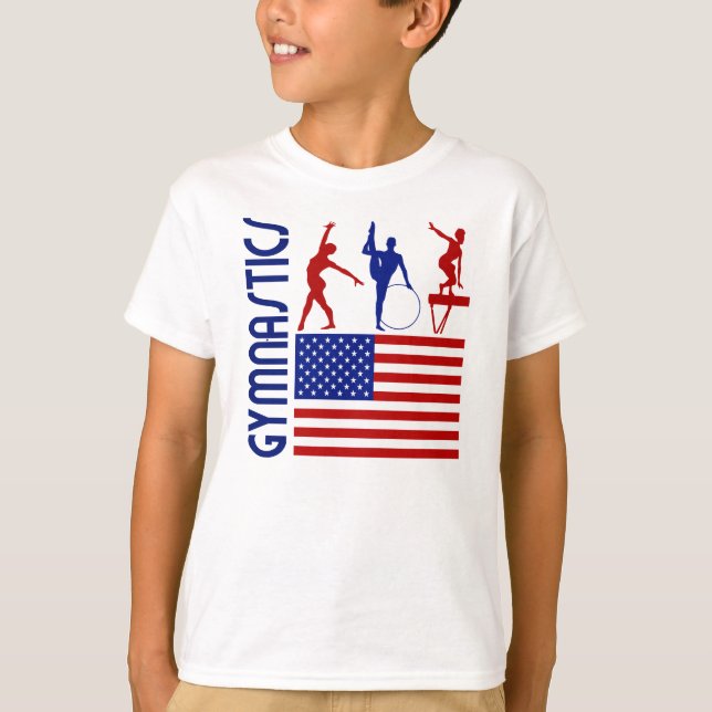Camiseta Gimnasia Estados Unidos (Anverso)