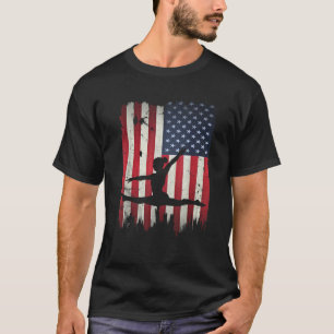 Camiseta Gimnasia Estados Unidos Bandera estadounidense 4 d