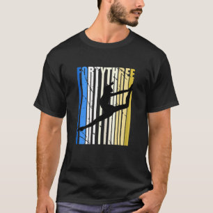 Camiseta Gimnasia Femenina 43ª Cumpleaños De La Gimnasta