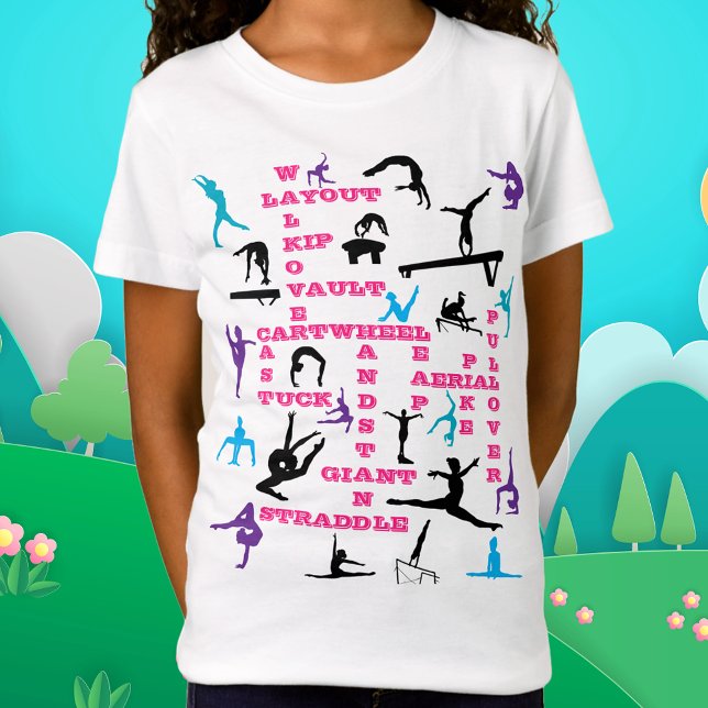 Camiseta Gimnasia Gimnasia Gimnasia Gimnasia De Palabra Cru (Master Every Move – The Ultimate Gymnastics Tee! 🤸‍♀️🔥)