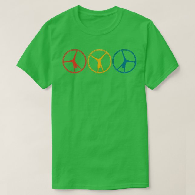 Camiseta Gimnasia gimnasta deportiva divertida (Diseño del anverso)
