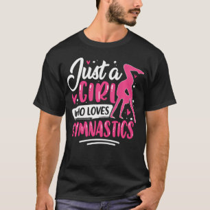 Camiseta Gimnasia Gimnasta Solo Una Chica Que Ama