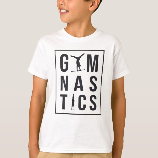 Camiseta Gimnasia Gimnasta Unven Barras Esperando Acrobat M (Anverso)