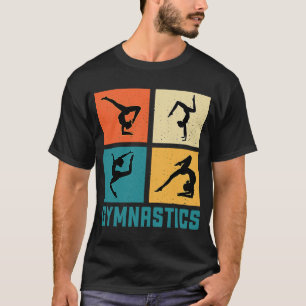 Camiseta Gimnasia Hombres Mujeres Chicas Gimnasta Ret de ba