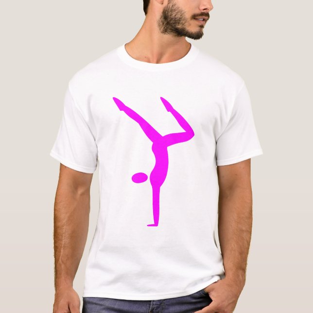 Camiseta Gimnasia - Magenta (Anverso)