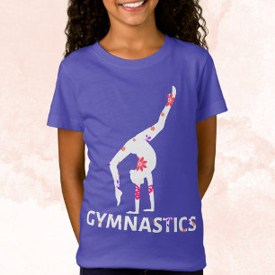 Camiseta Gimnasia Mango de Alimentación de Flores