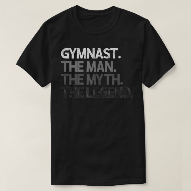 Camiseta Gimnasia masculina de gimnasia El regalo de mitos (Diseño del anverso)