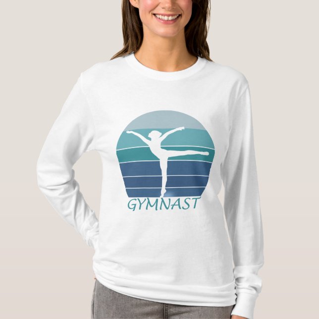 CAMISETA GIMNASIA- ME ENCANTAN LOS GIMNASTICOS. (Anverso)