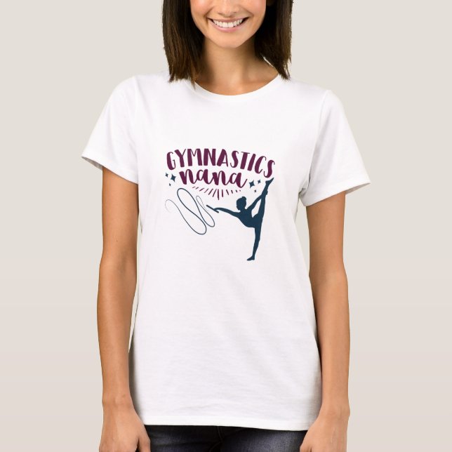 Camiseta Gimnasia Nana Abuela de gimnasta (Anverso)