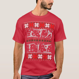Camiseta Gimnasia Navidades feos feliz gimnasta navideña Xm