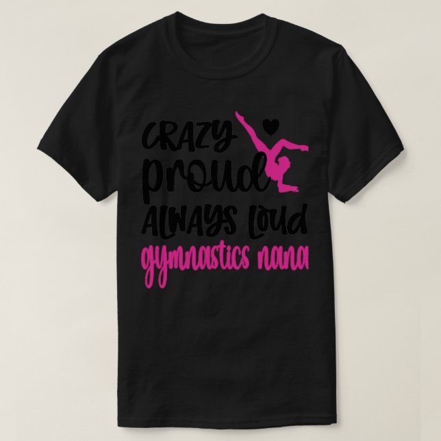 Camiseta Gimnasia Orgullosa Nana Abuela De Gimnasta Nana 7 (Diseño del anverso)