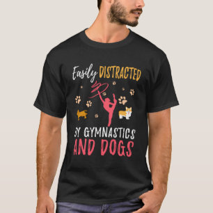 Camiseta Gimnasia Perros Shirt Gracioso Gimnast Dog Lover R