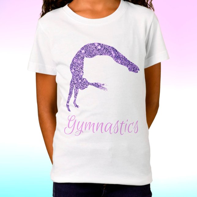 Camiseta Gimnasia Púrpura Lilac Shimmer T-Shirt (Subido por el creador)