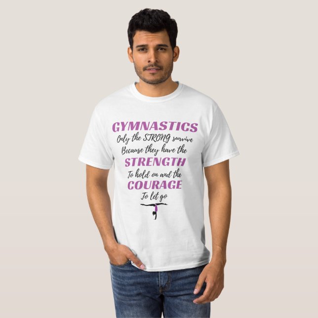 Camiseta Gimnasia Regala El Fuerte Regalo De Gimnastas Sobr (Anverso completo)