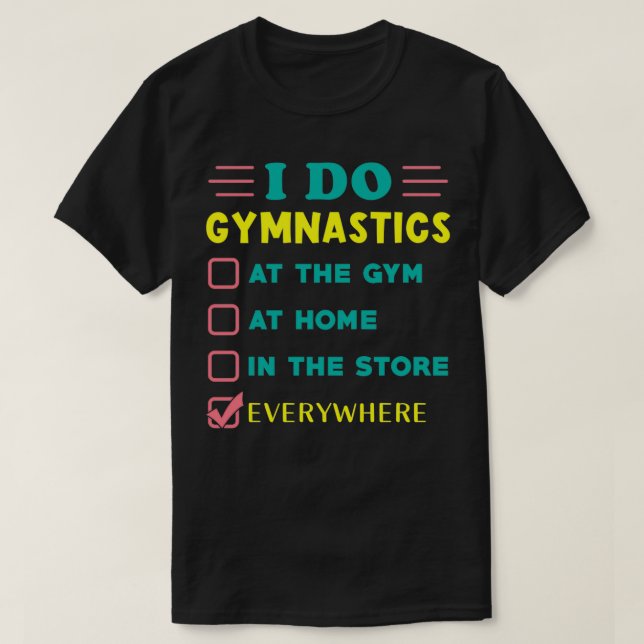 Camiseta Gimnasia Regalo Funny (Diseño del anverso)