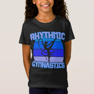 Camiseta Gimnasia rítmica alterada en azul / púrpura